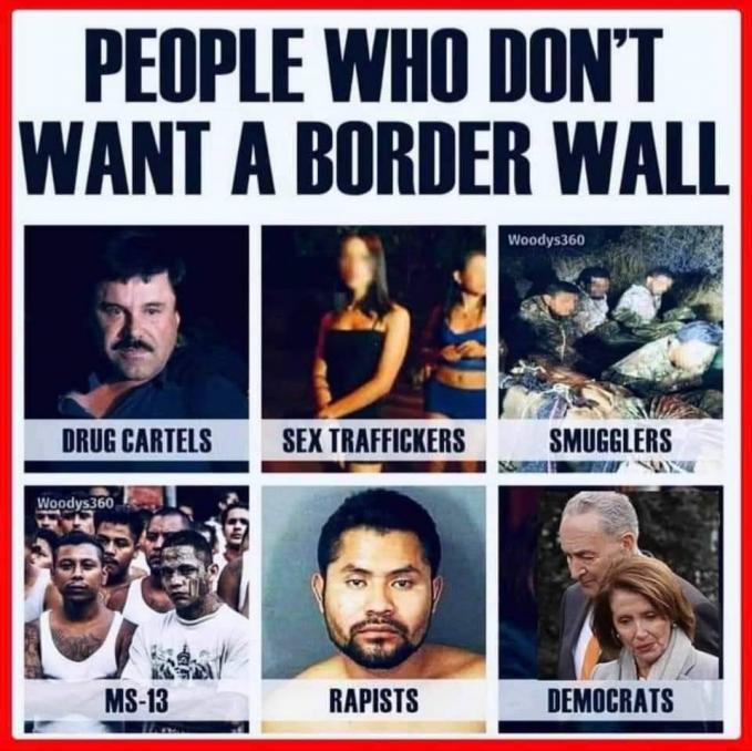 Who does not want Border Wall